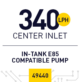 49440 - FUELAB 494 Series In-Tank Fuel Pump