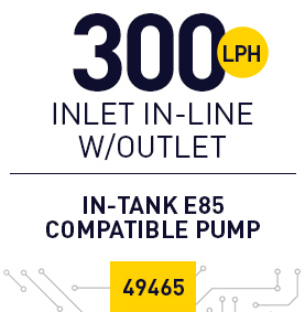 49465 - FUELAB 494 Series In-Tank Fuel Pump