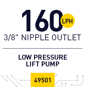 49501 - FUELAB Low Pressure In-Tank Lift Pump