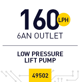 49502 - FUELAB Low Pressure In-Tank Lift Pump