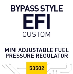 Custom Mini Fuel Pressure Regulator with Return 6AN Inlets- 53502