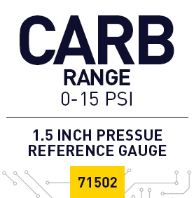 71502 Carbureted Fuel Pressure Gauge